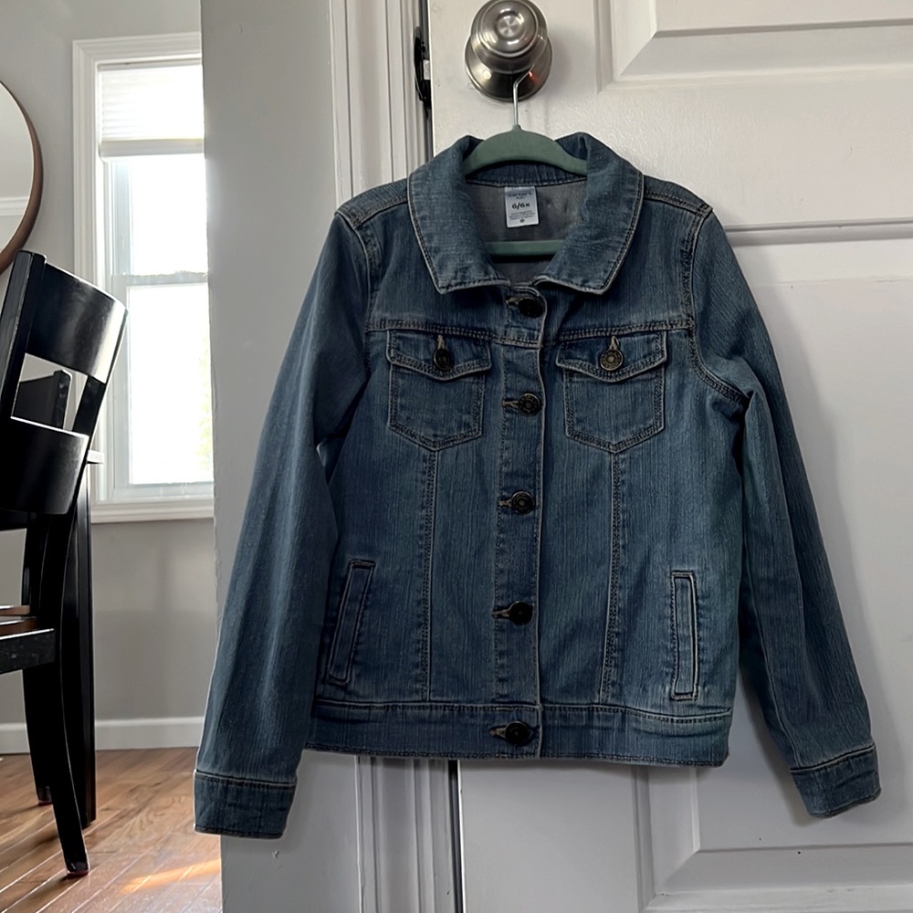 Carters kids denim jacket 6 6x